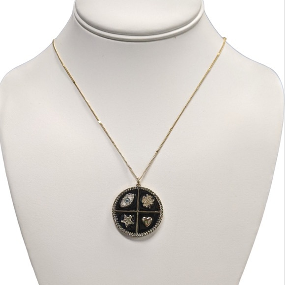 Stella and Dot Mindful Medallion Necklace - Picture 2 of 4